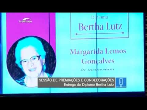 HOMENAGEM A MISSIONÁRIA MARGARIDA LEMOS GONÇALVES 18ª Edição do Prêmio Bertha Lutz - 26/03/2019