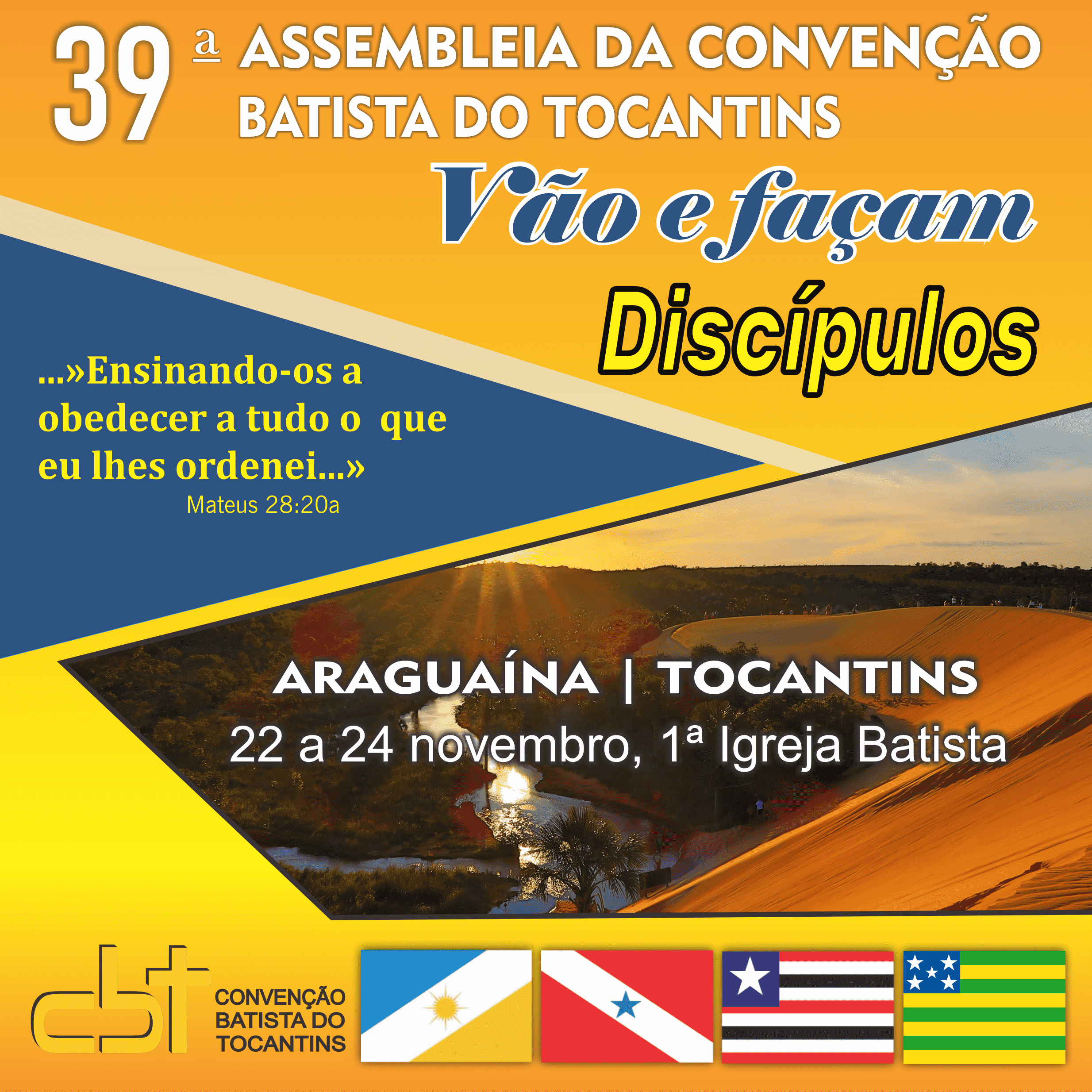 39ª Assembleia Ordinária da Convenção Batista do Tocantins ​